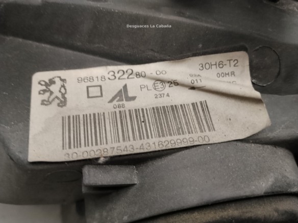 620686 FARO DERECHO PEUGEOT 307 (3A/C)|Desguaces La Cabaña