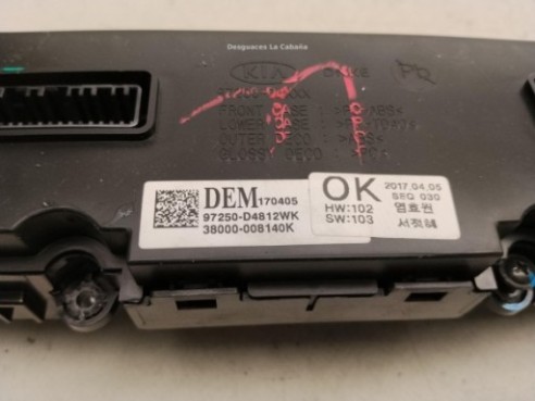 97250D4131WK MANDO CLIMA KIA OPTIMA|Desguaces La Cabaña