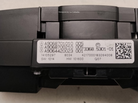   INTERRUPTOR WARNING MERCEDES BENZ SPRINTER 3,5-t Furgón (906)|Desguaces La Cabaña