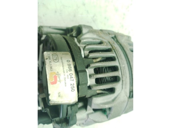 0986047250 ALTERNADOR AUDI TT (8N3)|Desguaces La Cabaña