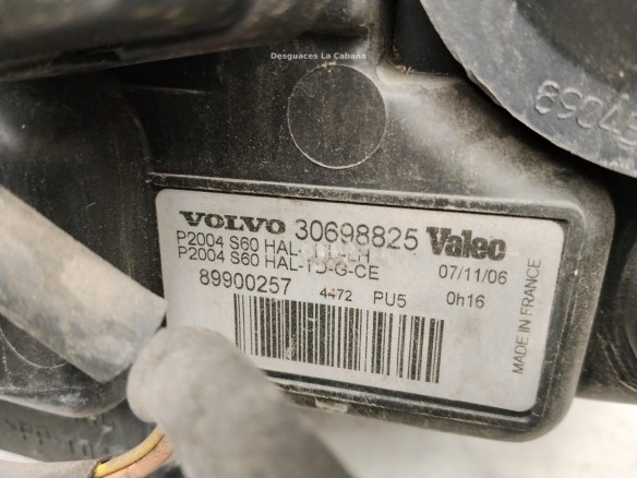 30698825 FARO IZQUIERDO VOLVO S60 I (384)|Desguaces La Cabaña