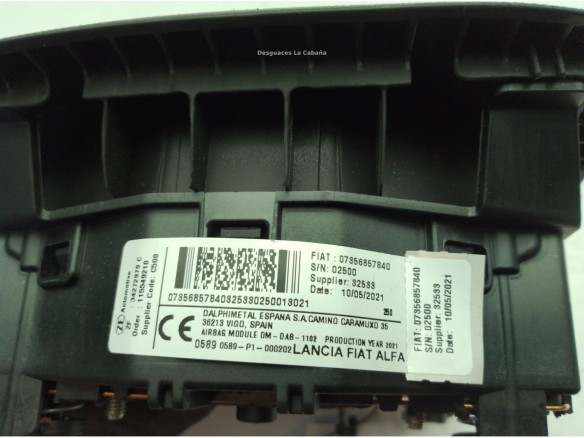 1671044080 AIRBAG IZQ CITROEN JUMPER Furgón|Desguaces La Cabaña