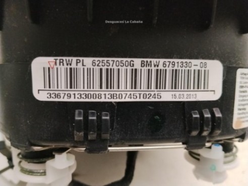 32306791330 AIRBAG IZQ BMW 1 (F20)|Desguaces La Cabaña