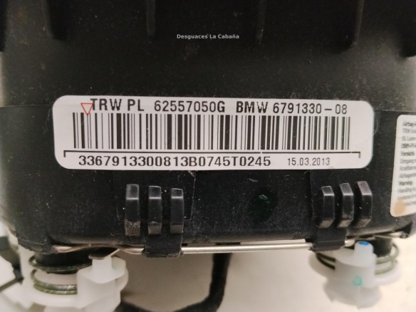 32306791330 AIRBAG IZQ BMW 1 (F20)|Desguaces La Cabaña