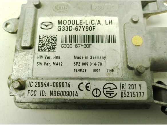 G33D67Y90F CENTRALITA MOTOR MAZDA CX-7 (ER)|Desguaces La Cabaña