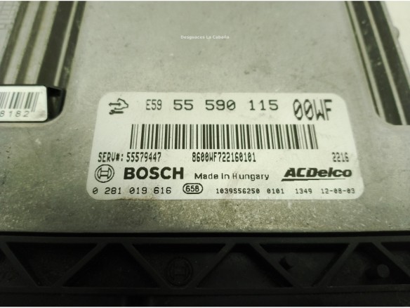 5559011500WF, CENTRALITA MOTOR OPEL CORSA D (S07)|Desguaces La Cabaña