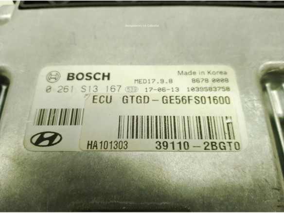 391102BGT0, CENTRALITA MOTOR HYUNDAI i30 (GD)|Desguaces La Cabaña