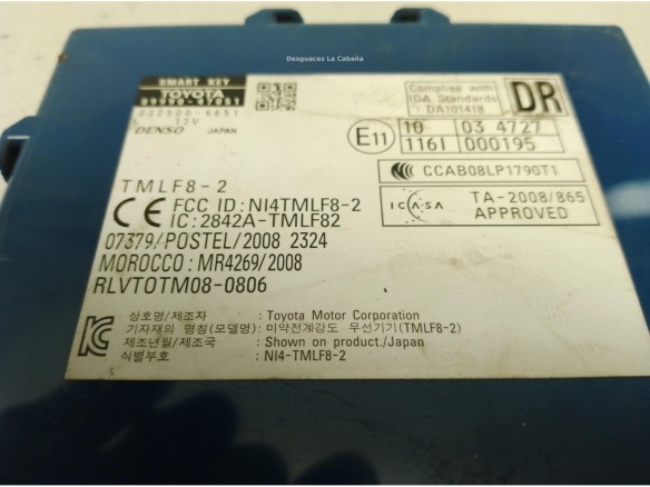 8999047051 CENTRALITA MOTOR TOYOTA PRIUS (_W3_)|Desguaces La Cabaña