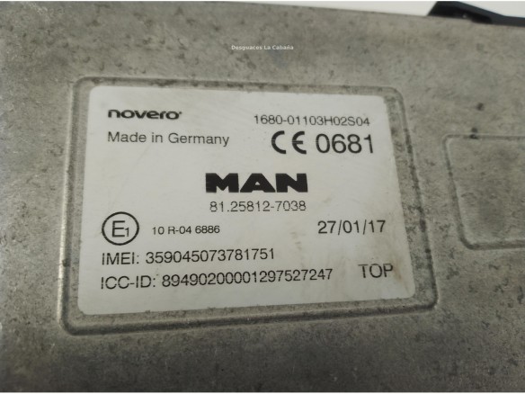 81258127038 MODULO ELECTRONICO  MAN TGX|Desguaces La Cabaña