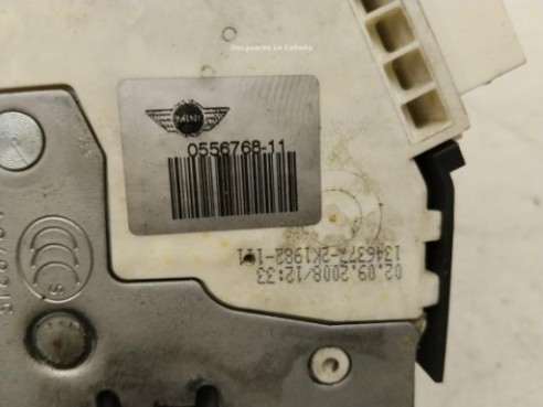 51212752595 CERRADURA PUERTA LAT DEL IZQ MINI MINI (R56)|Desguaces La Cabaña