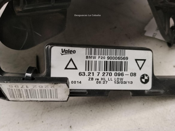  PILOTO TRA DER EXT BMW 1 (F20)|Desguaces La Cabaña