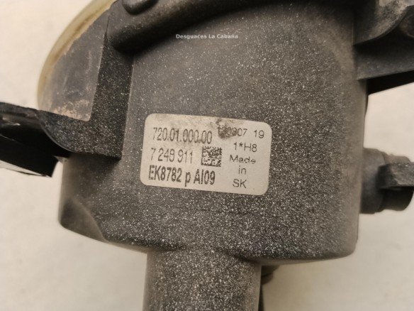 63177248911 NIEBLA DEL IZQ BMW 1 (F20)|Desguaces La Cabaña