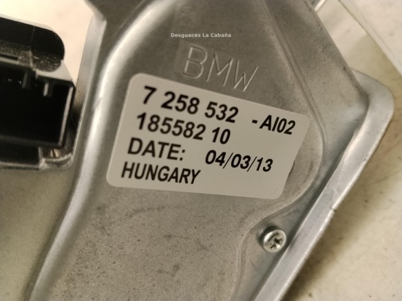 67637258532 MOTOR LIMPIAPARABRISAS TRA BMW 1 (F20)|Desguaces La Cabaña