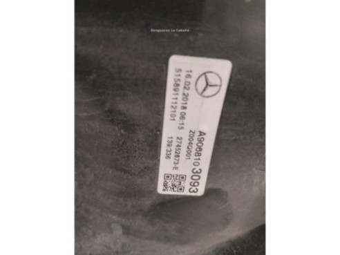 A9068103093 ESPEJO IZQ MERCEDES BENZ SPRINTER 3,5-t Furgón (906)|Desguaces La Cabaña