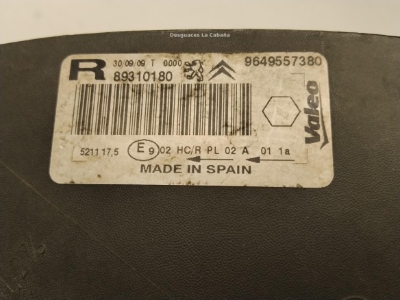 620637 FARO DERECHO CITROEN XSARA PICASSO (N68)|Desguaces La Cabaña