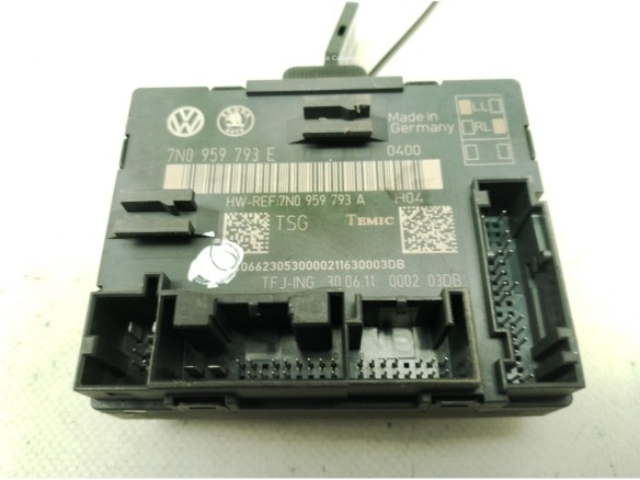 7N0959793E CENTRALITA PUERTA SKODA YETI (5L)|Desguaces La Cabaña