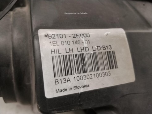 921012L520 FARO IZQUIERDO HYUNDAI i30 (FD)|Desguaces La Cabaña