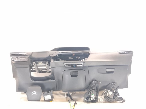  96764017ZD KIT AIRBAGS + SALPICADERO + CINTURONES O ANCLAJE + CENTRALIT CITROEN C4 Grand Picasso II|Desguaces La Cabaña