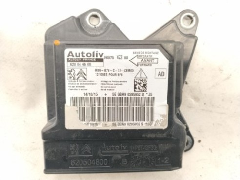  96764017ZD KIT AIRBAGS + SALPICADERO + CINTURONES O ANCLAJE + CENTRALIT CITROEN C4 Grand Picasso II|Desguaces La Cabaña