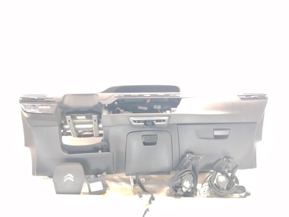  96764017ZD KIT AIRBAGS + SALPICADERO + CINTURONES O ANCLAJE + CENTRALIT CITROEN C4 Grand Picasso II|Desguaces La Cabaña