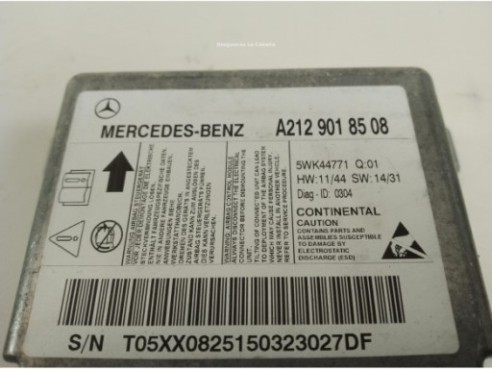 307801598162AD KIT AIRBAGS + SALPICADERO + CINTURONES O ANCLAJE + CENTRALIT MERCEDES BENZ CLASE E (W212)|Desguaces La Cabaña