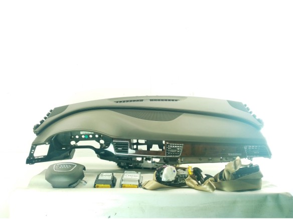 4H0880201M KIT AIRBAGS + SALPICADERO + CINTURONES O ANCLAJE + CENTRALIT AUDI A8 (4H2, 4H8, 4HC, 4HL)|Desguaces La Cabaña