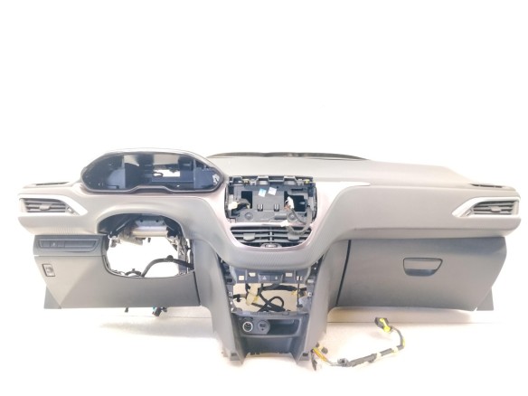  98072114ZD KIT AIRBAGS + SALPICADERO + CINTURONES O ANCLAJE + CENTRALIT PEUGEOT 2008|Desguaces La Cabaña