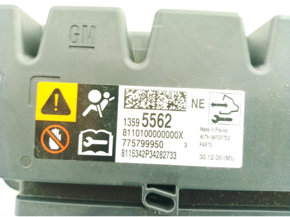 13299780 KIT AIRBAGS + SALPICADERO + CINTURONES O ANCLAJE + CENTRALIT OPEL ZAFIRA TOURER C (P12)|Desguaces La Cabaña