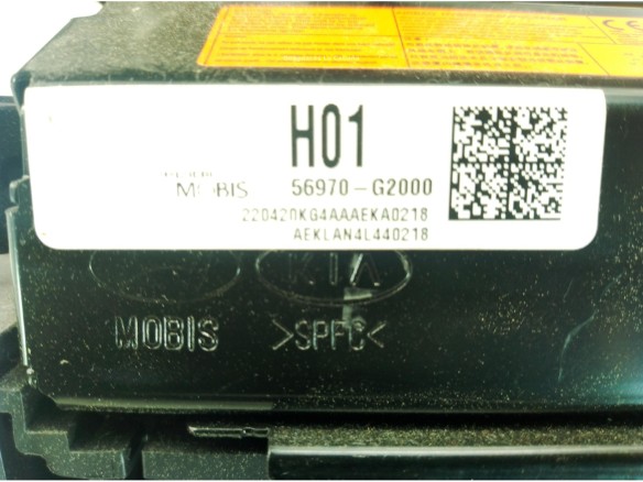 56900g2000 KIT AIRBAGS + SALPICADERO + CINTURONES O ANCLAJE + CENTRALIT HYUNDAI IONIQ (AE)|Desguaces La Cabaña