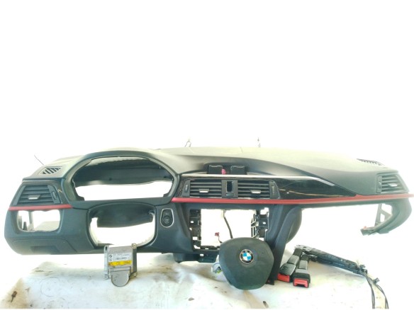 6857306 KIT AIRBAGS + SALPICADERO + CINTURONES O ANCLAJE + CENTRALIT BMW 4 Gran Coupe (F36)|Desguaces La Cabaña