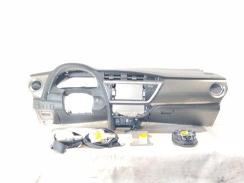  01660414 KIT AIRBAGS + SALPICADERO + CINTURONES O ANCLAJE + CENTRALIT TOYOTA AURIS (_E18_)|Desguaces La Cabaña