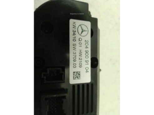 2049009104, MANDO CLIMA MERCEDES BENZ CLASE C (W204)|Desguaces La Cabaña
