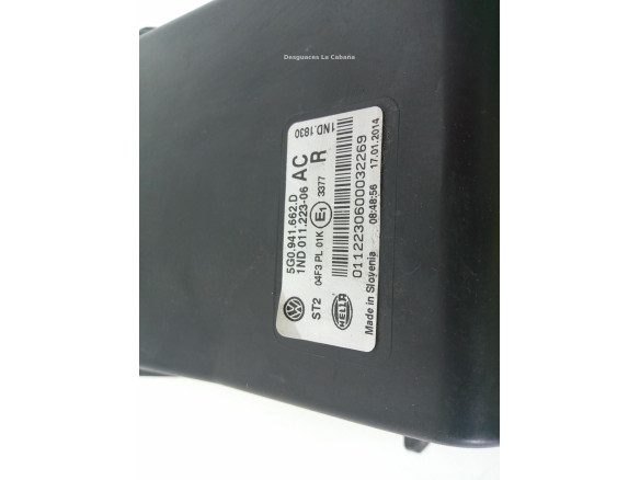 5G0941662D NIEBLA DEL DER VW GOLF VII (5G1, BQ1, BE1, BE2) |Desguaces La Cabaña