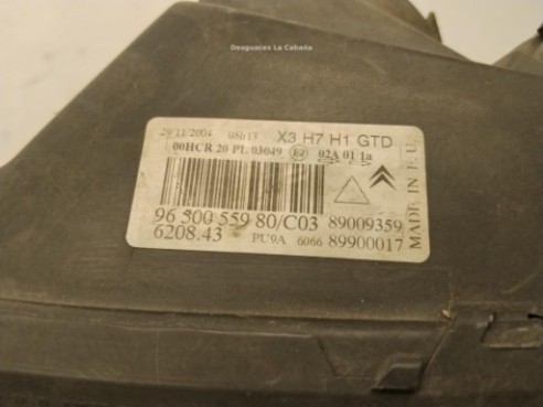 620843 FARO IZQUIERDO CITROEN C5 II (RC_)|Desguaces La Cabaña