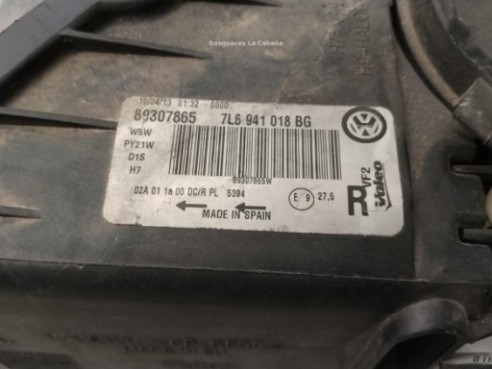 7L6941018BG FARO DERECHO VW TOUAREG (7LA, 7L6, 7L7)|Desguaces La Cabaña