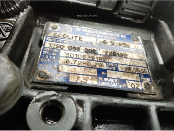 5010639188 CAJA CAMBIOS RENAULT Midlum|Desguaces La Cabaña