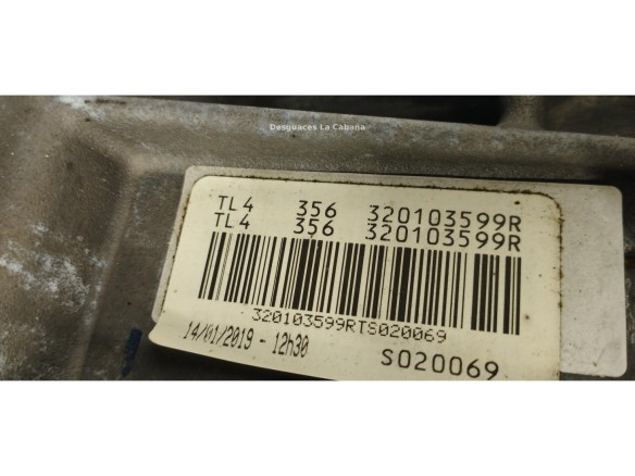 TL4356 CAJA CAMBIOS RENAULT KADJAR (HA_, HL_)|Desguaces La Cabaña
