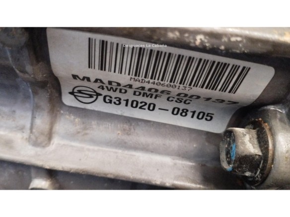 G3102008105 CAJA CAMBIOS SSANGYONG REXTON (GAB_)|Desguaces La Cabaña