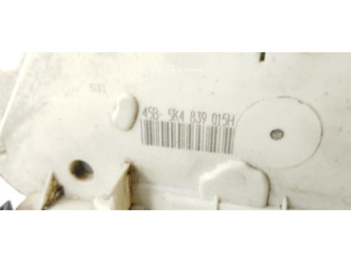 5K4839015H CERRADURA PUERTA LAT TRA IZQ VW GOLF VI (5K1) |Desguaces La Cabaña