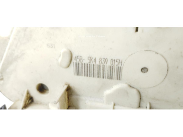 5K4839015H CERRADURA PUERTA LAT TRA IZQ VW GOLF VI (5K1) |Desguaces La Cabaña