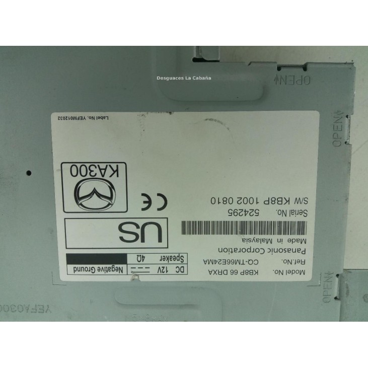 KB8P10020810 MODULO ELECTRONICO 6 MAZDA CX-5 (KF) |Desguaces La Cabaña