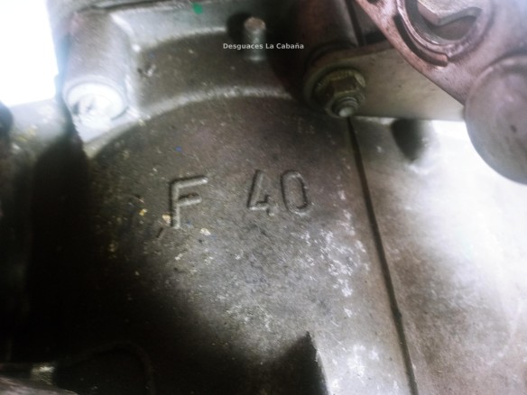 F40 CAJA CAMBIOS SAAB 9-3 (YS3F)|Desguaces La Cabaña