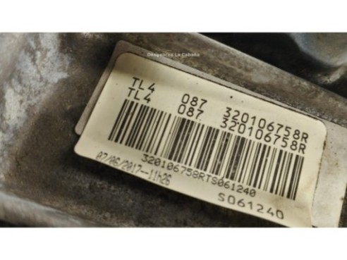 TL4087 CAJA CAMBIOS RENAULT MEGANE IV (B9A/M_)|Desguaces La Cabaña