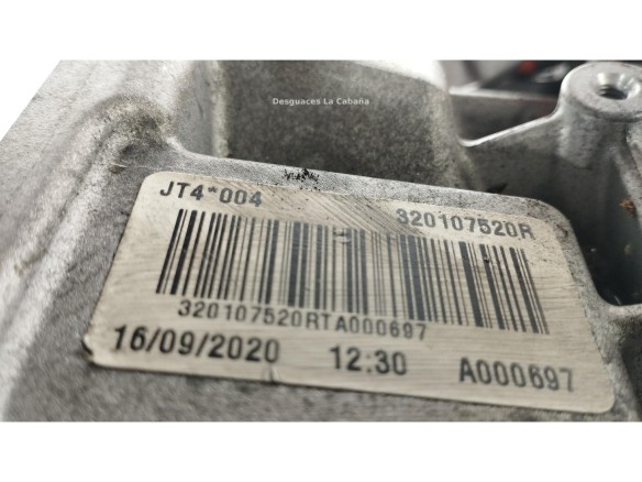JT4004 CAJA CAMBIOS DACIA SANDERO III|Desguaces La Cabaña