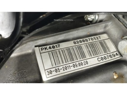 PK4017 CAJA CAMBIOS RENAULT MEGANE III Coupé (DZ0/1_)|Desguaces La Cabaña