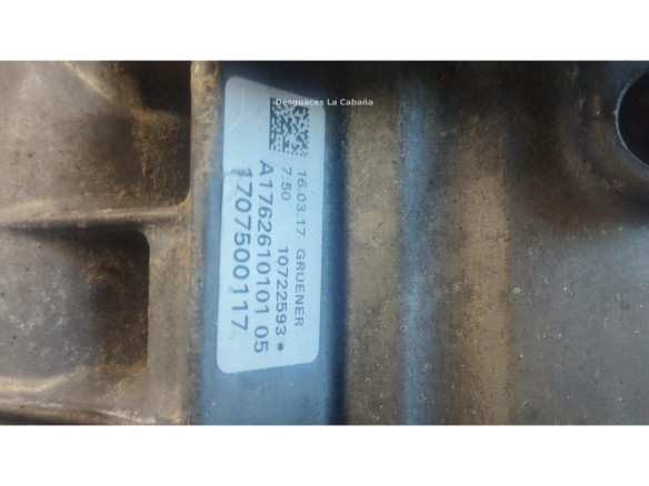 A1762610101 CAJA CAMBIOS MERCEDES BENZ CLASE B (W246, W242)|Desguaces La Cabaña