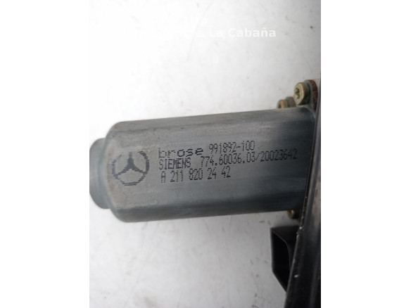 A2118202442 ELEVALUNAS PUERTA LAT TRA DER MERCEDES BENZ CLASE E (W211) |Desguaces La Cabaña
