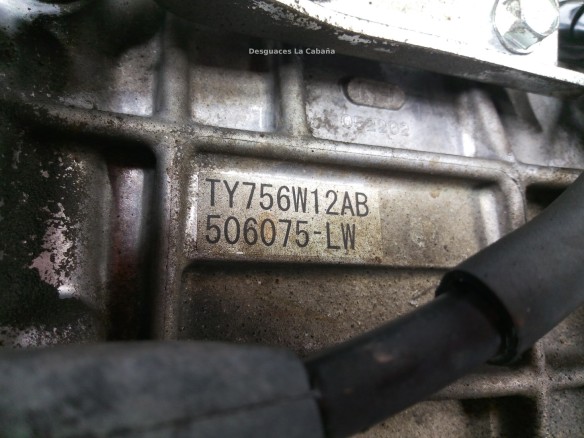 TY756W12AB CAJA CAMBIOS SUBARU IMPREZA Fastback (GR, GH, G3)|Desguaces La Cabaña