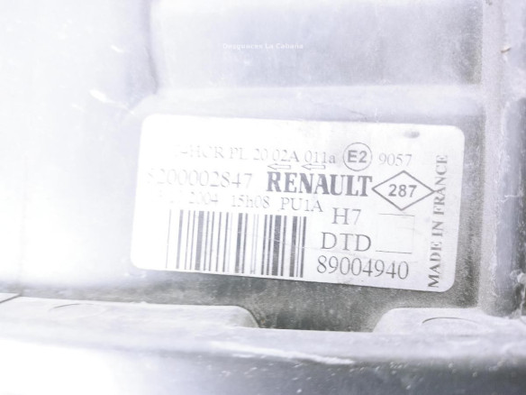 8200002847 FARO DERECHO RENAULT LAGUNA II Grandtour (KG0/1_) |Desguaces La Cabaña
