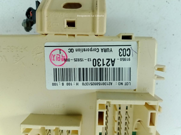 91950A213013 CAJA FUSIBLES INTERIOR (BSI) KIA CEE'D (JD) |Desguaces La Cabaña